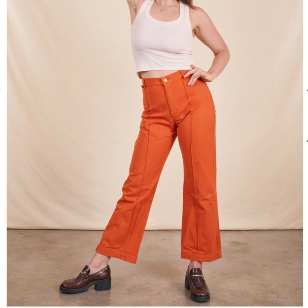 Big Bud Press Western Pants in Burnt Orange. Size XS.
